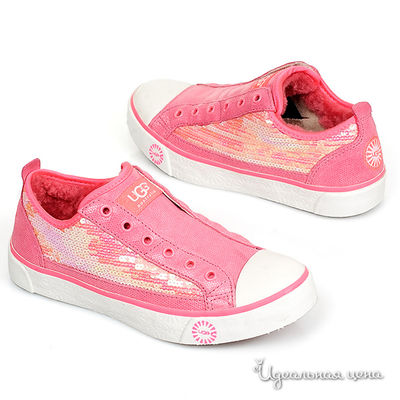 Кроссовки UGG, цвет цвет розовый