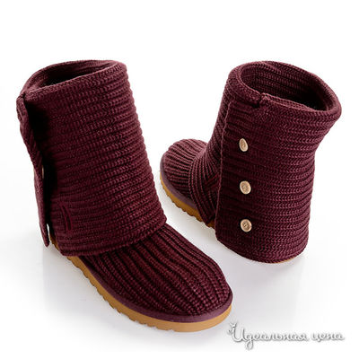 Сапоги UGG, цвет цвет темно-фиолетовый