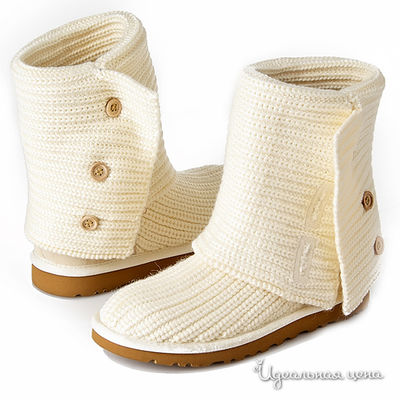 Сапоги UGG, цвет цвет белый