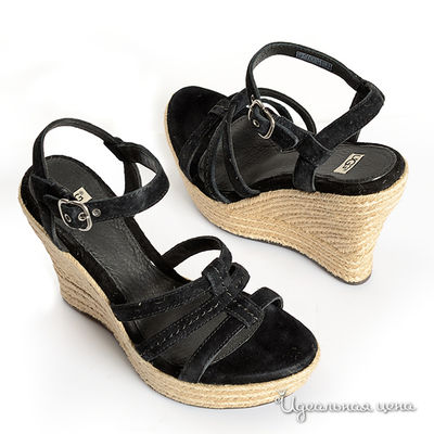 Босоножки UGG, цвет цвет черный