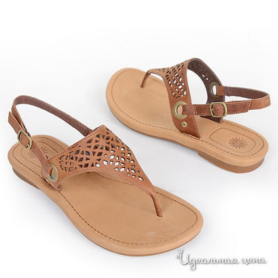 Сандалии UGG, цвет цвет коричневый