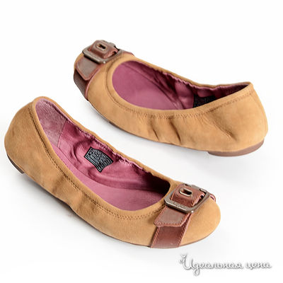 Балетки UGG, цвет цвет светло-коричневый