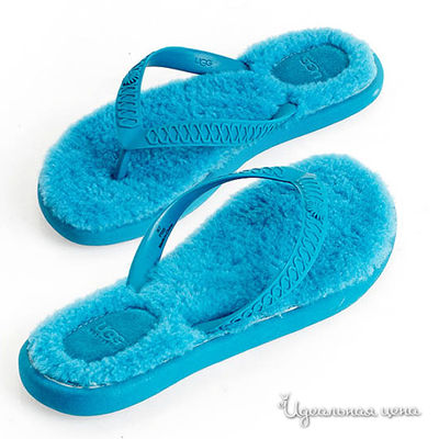 Вьетнамки UGG, цвет цвет бирюзовый