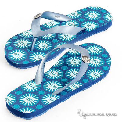 Вьетнамки UGG, цвет цвет синий