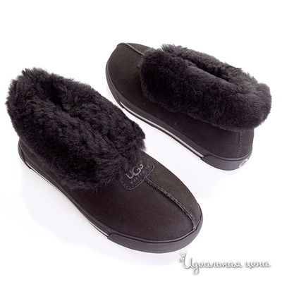 Тапочки UGG, цвет цвет черный