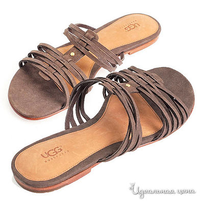 Сандалии UGG, цвет цвет коричневый