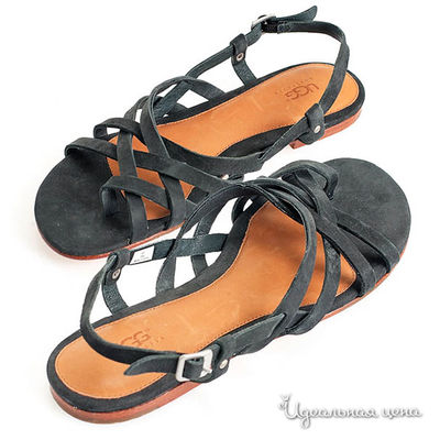 Сандалии UGG, цвет цвет черный