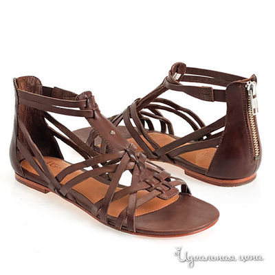 Сандалии UGG, цвет цвет шоколадный