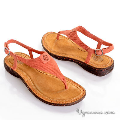 Босоножки UGG, цвет цвет красный