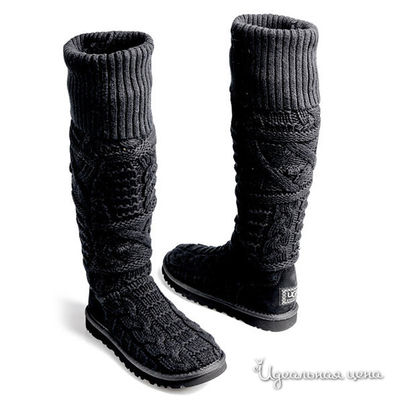 Сапоги UGG, цвет цвет черный