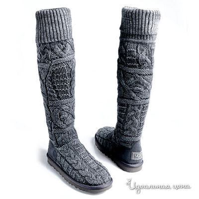 Сапоги UGG, цвет цвет серый