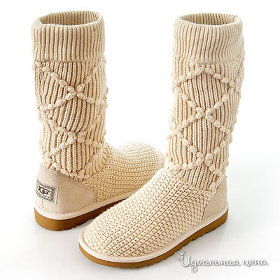 Сапоги UGG, цвет цвет кремовый