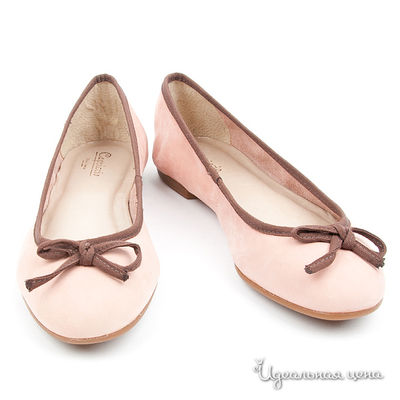 Балетки Capriccio, цвет цвет бежевый / коричневый