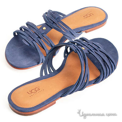 Сандалии UGG, цвет цвет синий