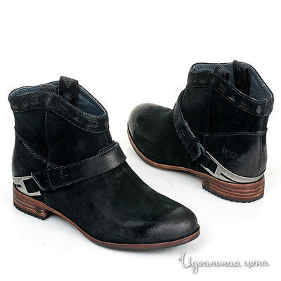 Ботильоны UGG, цвет цвет черный