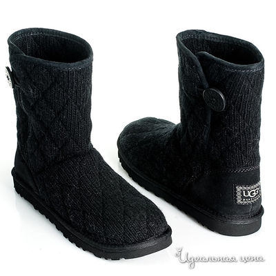 Сапоги UGG, цвет цвет черный