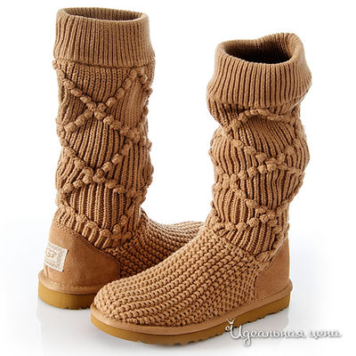 Сапоги UGG, цвет цвет светло-коричневый
