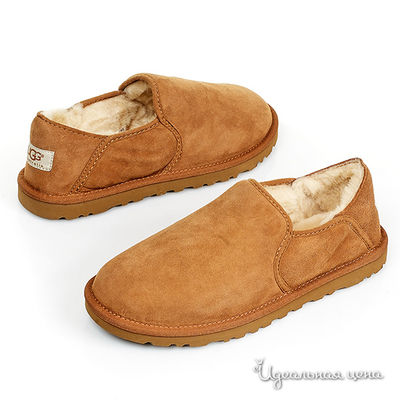 Мокасины UGG, цвет цвет светло-коричневый