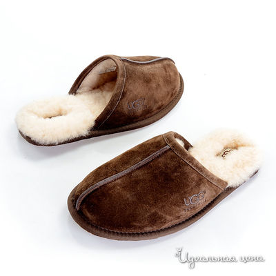 Тапочки UGG, цвет цвет коричневый