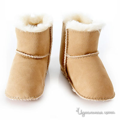 Пинетки UGG, цвет цвет светло-бежевый