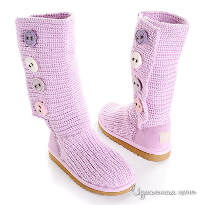 Сапоги UGG, цвет цвет сиреневый