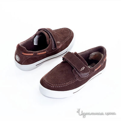 Мокасины UGG, цвет цвет темно-коричневый