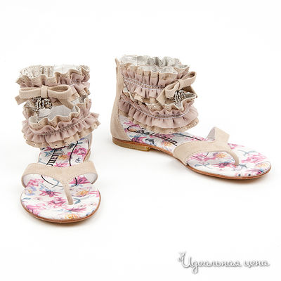 Сандалии John Galliano, цвет цвет бежевый