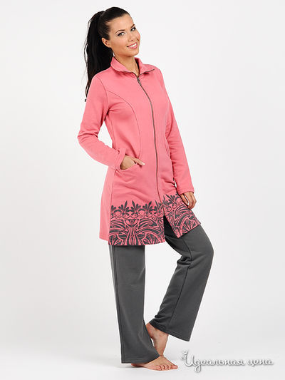 Костюм Relax Mode, цвет цвет антрацитовый / коралловый