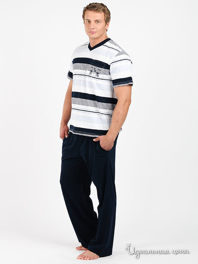 Пижама Relax Mode, цвет цвет синий