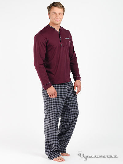Пижама Relax Mode, цвет цвет баклажановый