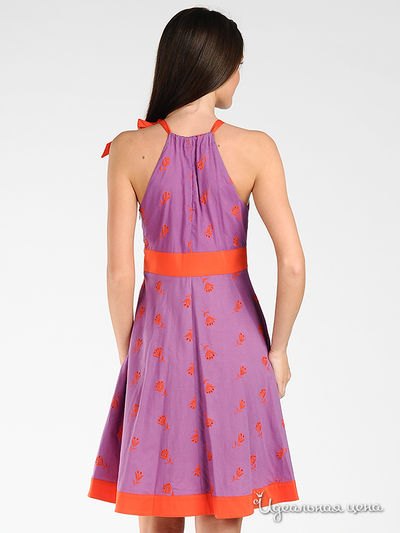 Платье Eva Franco женское, цвет сиреневый / оранжевый
