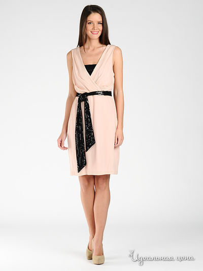 Платье Eva Franco, цвет цвет персиковый / черный