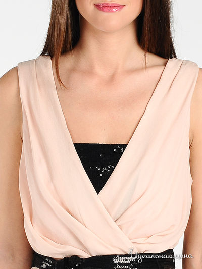 Платье Eva Franco женское, цвет персиковый / черный