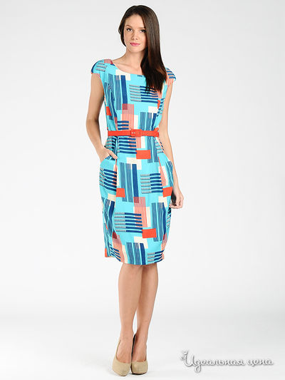 Платье Eva Franco, цвет цвет мультиколор