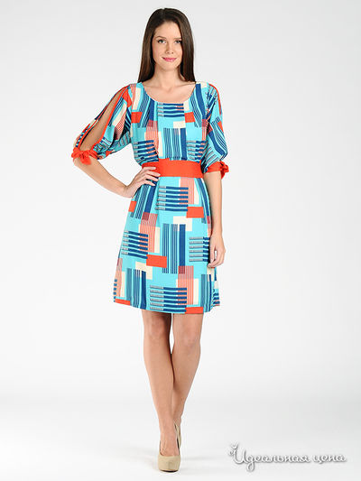 Платье Eva Franco, цвет цвет мультиколор