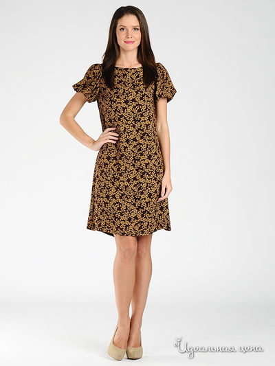 Платье Eva Franco, цвет цвет коричневый / черный