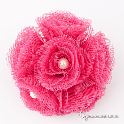 Брошь Lastoria, цвет цвет малиновый