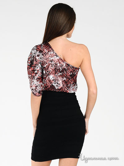 Платье WoW Couture женское, цвет черный / красный / белый