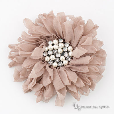 Заколка-брошь Lastoria, цвет цвет кофейный