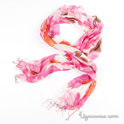 Палантин Lastoria, цвет цвет розовый / белый / рыжий