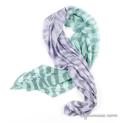 Палантин Lastoria, цвет цвет бирюзовый / сиреневый