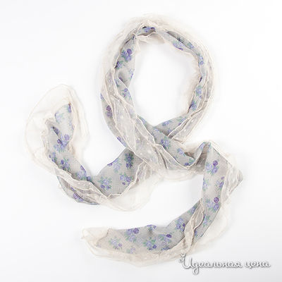 Палантин Lastoria, цвет цвет лиловый / белый