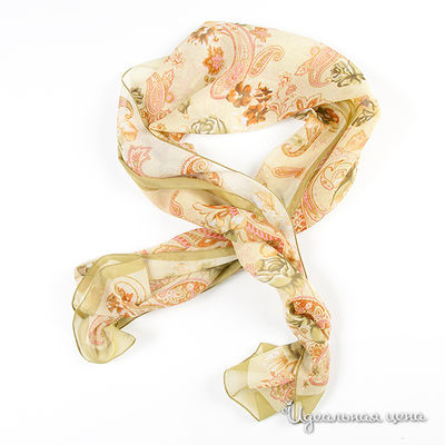 Палантин Lastoria, цвет цвет бежевый / салатовый