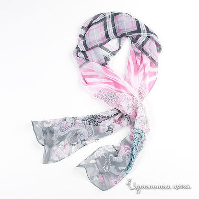 Палантин Lastoria, цвет цвет серый / розовый / белый