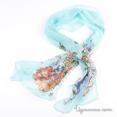 Палантин Lastoria, цвет цвет голубой / мультиколор