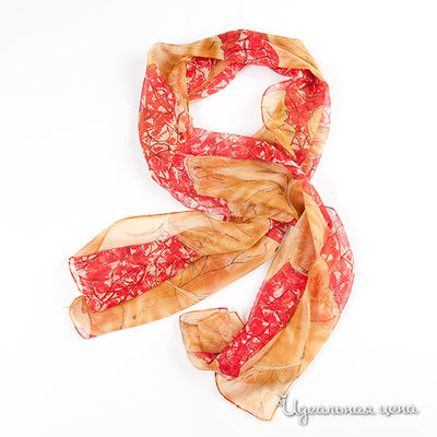 Палантин Lastoria, цвет цвет красный / светло-коричневый