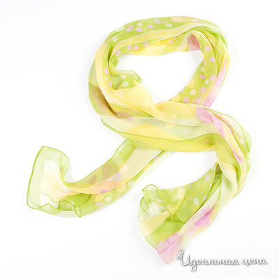 Палантин Lastoria, цвет цвет салатовый / розовый