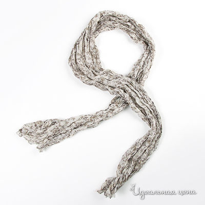 Палантин Lastoria, цвет цвет темно-коричневый / белый