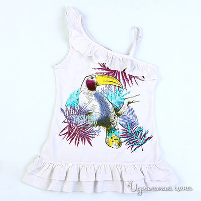 Туника Colabear, цвет цвет белый