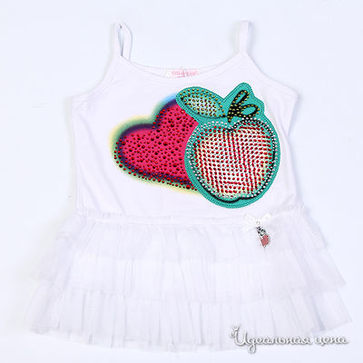 Сарафан Colabear, цвет цвет белый